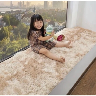 Thảm lông 50x1.6m - Trải sàn sang trọng, decor phòng ngủ, phòng khách, lót chân giường, ưu đãi