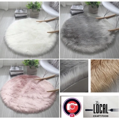 Thảm lông nhân tạo chụp ảnh sản phẩm - Decor nhà cửa, giảm giá 22% chỉ 75.000₫