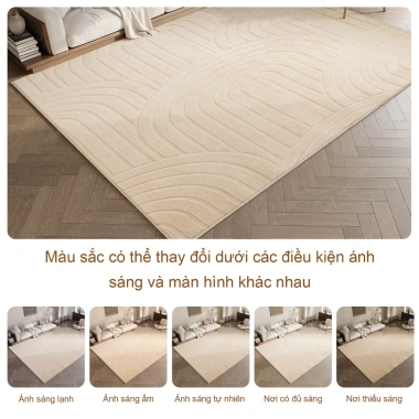 Thảm lông nhập khẩu 2x3m - Cỡ lớn, mềm mịn, chống trượt, decor phòng, giá 1,4tr 8 Thảm lông nhập khẩu 2x3m - Cỡ lớn, mềm mịn, chống trượt, decor phòng, giá 1,4tr 8