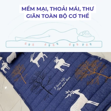 Thảm Mùa Hè Đa Năng, Nệm Ngủ Trưa Văn Phòng Gấp Gọn Loại 1 - Giá chỉ 82.950 VND 6