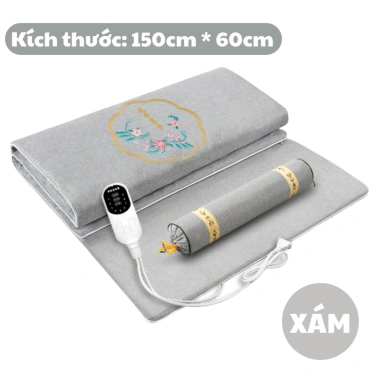 Thảm Ngải Cứu Điện 10 Cấp Độ Chườm Cóng Bằng, Loại Bỏ Hàn Khí, Giảm Đau Mỏi, Ngủ Ngon - Giá 600.000đ