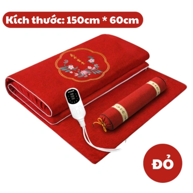 Thảm Ngải Cứu Điện 10 Cấp Độ Chườm Cóng Bằng, Loại Bỏ Hàn Khí, Giảm Đau Mỏi, Ngủ Ngon - Giá 600.000đ