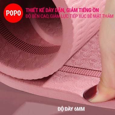 Thảm nhảy dây POPO YGW43 tại nhà - Chống sốc, lớp đệm, không trượt, giá 260.000₫ 9