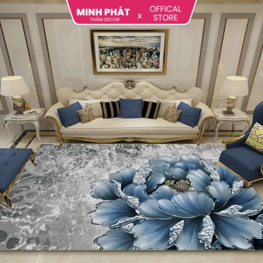 Thảm nỉ lì Bali Bắc Âu cổ điển mềm mịn 1.6x2.3 & 2x3 - Giá ưu đãi 190.000 VND