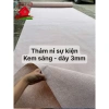 Thảm Nỉ Sự Kiện Màu Kem 6m2 Combo Khổ Rộng 2m - Bền Đẹp, Trải Sân Khấu, Rạp Cưới, Văn Phòng, Giá chỉ 150.000 VND