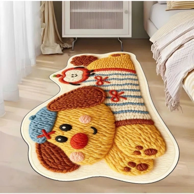 Thảm sàn in hình thú siêu dễ thương 55x120cm - Giá chỉ 99.000đ giảm từ 122.760đ