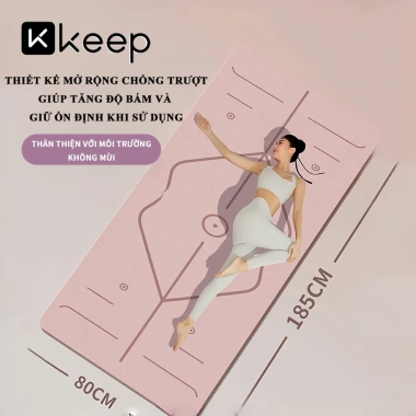 Thảm Tập Gym KEEP TPE Lớn Chống Trượt, Mềm Dày, Dành cho Người Mới Bắt Đầu - 239.000đ