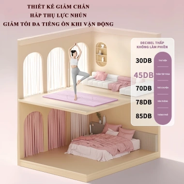 Thảm Tập Gym KEEP TPE Lớn Chống Trượt, Mềm Dày, Dành cho Người Mới Bắt Đầu - 239.000đ