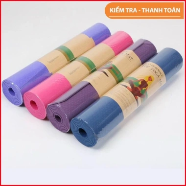 Thảm tập Gym Yoga 6mm TPE 2 lớp cao su chống trượt - Cao cấp, chỉ 67.000₫