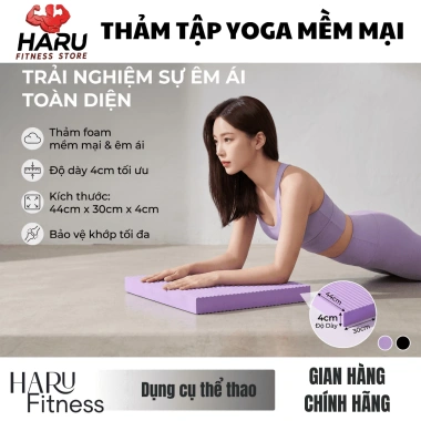 Thảm Tập Thể Thao Yoga NBR HR82 Dày, Chống Trượt, Đàn Hồi, Vệ Khớp, 75.000₫ 4 Thảm Tập Thể Thao Yoga NBR HR82 Dày, Chống Trượt, Đàn Hồi, Vệ Khớp, 75.000₫ 4