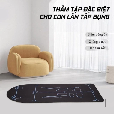 Thảm Tập Yoga Chống Trượt - Tập Cơ Bụng Cho Trẻ, Kèm Hướng Dẫn - Giá chỉ 120k 2