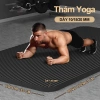 Thảm tập yoga độ đàn hồi cao 20mm chống trượt - Đa năng tập plank, gym tại nhà