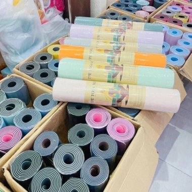 Thảm Tập Yoga và Gym Giá Rẻ Thanh Lý 79.999 - Freeship, Độ Dày 6mm, Chống Trượt