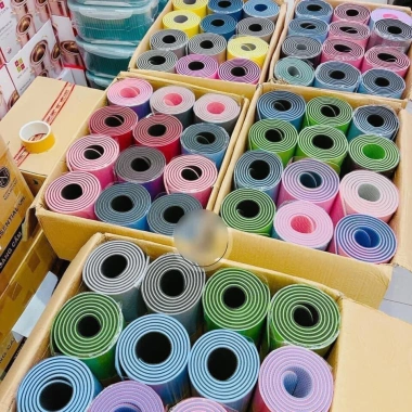 Thảm Tập Yoga và Gym Giá Rẻ Thanh Lý 79.999 - Freeship, Độ Dày 6mm, Chống Trượt