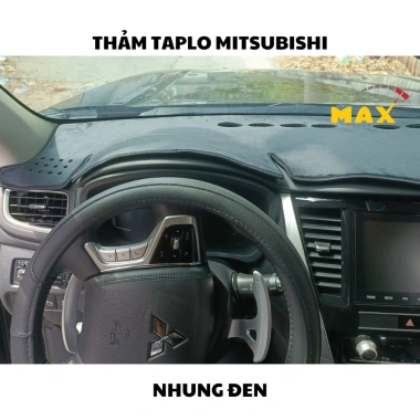 Thảm Taplo MITSUBISHI Destinator Xforce Grandis Attrage Nhung Da Cacbon Da Vân Gỗ Giá 209.000đ