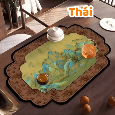 Thảm Trải Bàn Ăn SUNBEAM Sang Trọng, Chống Trượt, Thấm Hút, Decor Đẹp Mắt - 39.600₫ 6 Thảm Trải Bàn Ăn SUNBEAM Sang Trọng, Chống Trượt, Thấm Hút, Decor Đẹp Mắt - 39.600₫ 6