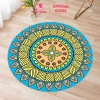 Thảm Trải Sàn Bali Hình Tròn Mặt Nỉ - Đế Cao Su Chống Trơn Trượt, Giá 103.500₫ 8