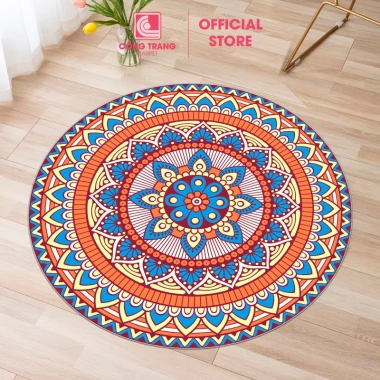 Thảm Trải Sàn Bali Hình Tròn Mặt Nỉ - Đế Cao Su Chống Trơn Trượt, Giá 103.500₫ 9 Thảm Trải Sàn Bali Hình Tròn Mặt Nỉ - Đế Cao Su Chống Trơn Trượt, Giá 103.500₫ 9