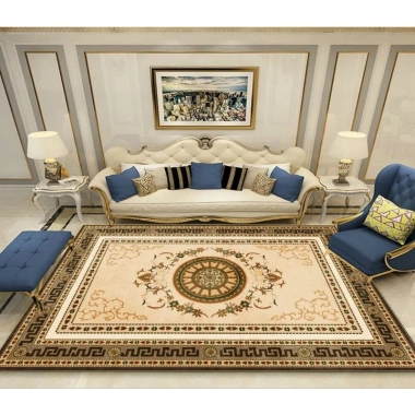Thảm trải sàn Bali Hoàng gia Tâm xanh 2x3m - Trang trí phòng khách nhập khẩu, giảm còn 149.000 VND 6