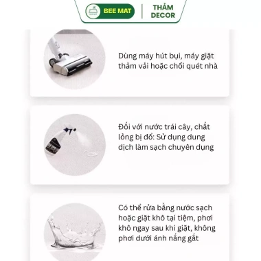 Thảm trải sàn in hoa 6D Bali mềm mịn, thấm hút nhanh, chống trượt – Giá 39.900đ 8