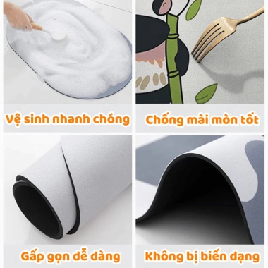 Thảm Trải Sàn Nhà Bếp SUNBEAM Hình Góc - Thấm Nước, Chống Trơn, Giá 80.000đ