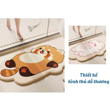 Thảm Trải Sàn Phòng Ngủ PAMPER - Siêu Mịn, Chống Trượt, Thấm Hút Lông Cừu 59.900₫