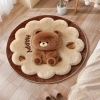 Thảm tròn lông dạ 3D hình thú cute chó gấu - chống trượt, phòng ngủ 70cm giá 70.000 VND 6