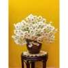Thảm vỏ ngô đan tay 25-30cm decor treo tường, lót bình hoa, giá ưu đãi 45.000₫ 2