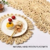 Thảm vỏ ngô đan tay 25-30cm decor treo tường, lót bình hoa, giá ưu đãi 45.000₫ 9