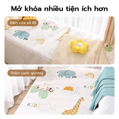 Thảm Xốp Yuumi 2cm Cuộn XPE Không Methanol, Chống Nước Trượt, An Toàn Cho Bé - 300k