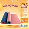 Thảm Yoga 2 lớp TPE chống trượt, chống thấm mồ hôi, định tuyến - Giá 115.000 VND