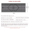Thảm Yoga 5mm PU - Chống Trơn, Hút Mồ Hôi, Định Tuyến Gym & Nhà, Tặng Dây Đeo 8