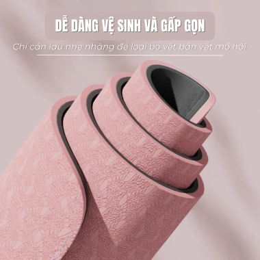 Thảm yoga 8mm TPE 2 lớp TIDATA - Chống trượt, định tuyến T2L, giảm còn 159.000₫ 8