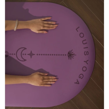 Thảm Yoga cao su tự nhiên Louis Yoga BASIC ZEN 5mm chống trơn, màu đa dạng - Giá 1,09 triệu