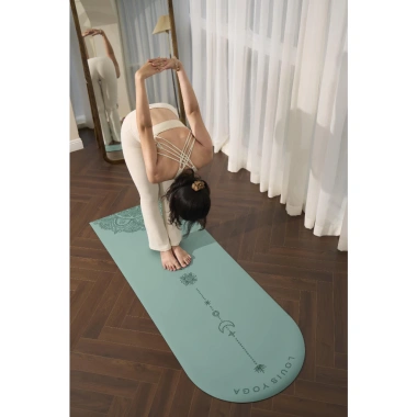 Thảm Yoga cao su tự nhiên Louis Yoga BASIC ZEN 5mm chống trơn, màu đa dạng - Giá 1,09 triệu