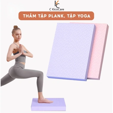 Thảm Yoga Ckicocare DEMPL01 Đệm Plank và Kê Gối Dày 2-4cm - Tiện Lợi 81.000₫