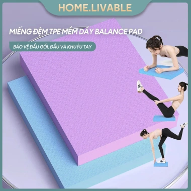 Thảm Yoga Đa Năng Giữ Thăng Bằng + Đệm Plank, Kê Gối Tập Quỳ – Giá Chỉ 79.000₫