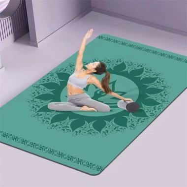 Thảm Yoga Dày Dặn Chống Trượt Cho Nữ - Tăng Cường Sức Khỏe, Giá Ưu Đãi 233.500₫