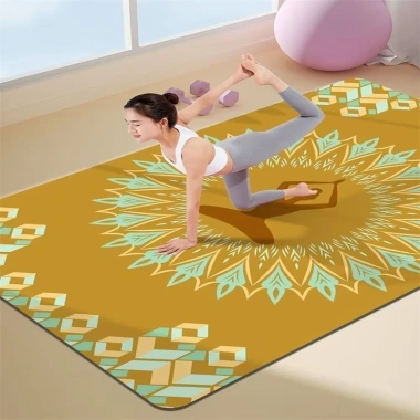 Thảm Yoga Dày Dặn Chống Trượt Cho Nữ - Tăng Cường Sức Khỏe, Giá Ưu Đãi 233.500₫