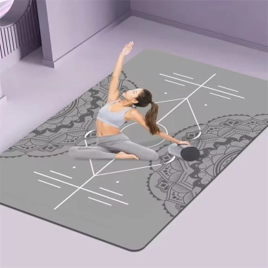 Thảm Yoga Dày Dặn Chống Trượt Cho Nữ - Tăng Cường Sức Khỏe, Giá Ưu Đãi 233.500₫