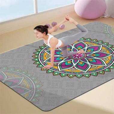Thảm Yoga Dày Dặn Chống Trượt Cho Nữ - Tăng Cường Sức Khỏe, Giá Ưu Đãi 233.500₫