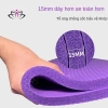 Thảm yoga dày mở rộng kéo dài, chống trơn trượt, lý tưởng khiêu vũ giảm cân tại nhà 9