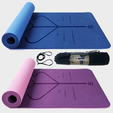 Thảm Yoga Định Tuyến Dododios Cao Cấp - Chọn Size, Túi Dây Đựng, Giá Ưu Đãi 134k