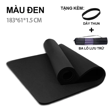 Thảm Yoga & Gym 10‑20mm Chống Trơn Trượt, Thấm Hút Mồ Hôi - Giá 95.900₫