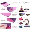 Thảm Yoga TPE 2 Lớp Dày 6mm Chống Trượt, Cao Su Non Cao Cấp, Dễ Dàng Tập Tại Nhà - Giá 75.000 5