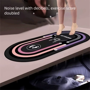 Thảm Yoga và Dây nhảy AONOKEY mật độ cao, cách âm, màu tím đen cho nam - Giá 220.660₫