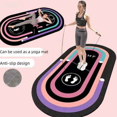 Thảm Yoga và Dây nhảy AONOKEY mật độ cao, cách âm, màu tím đen cho nam - Giá 220.660₫