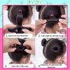 Thanh búi tóc mềm bé gái - Đuôi ngựa tròn cho tóc mỏng, ngắn, chỉ 11.880₫ 2
