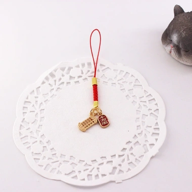 Thánh hiến Chúc May Mắn - Dây Buộc Điện Thoại Di Động, Mặt Dây Chuyền Ngắn Tiền Thẻ May Mắn, Đĩa U Giá 20.438 VND