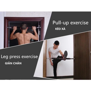Thanh Tập Xà Đơn Treo Tường Gắn Cửa Nhiều Cỡ An Cốt Việt Thép Chống Gỉ Giá 130k